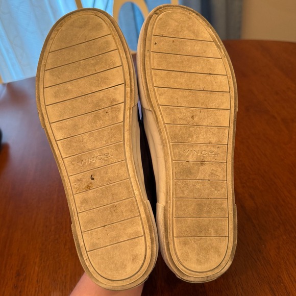 Vince Cage Suede Platform Sneakers Velcro Navy Blue Size‎ 8.5M - Picture 10 of 10